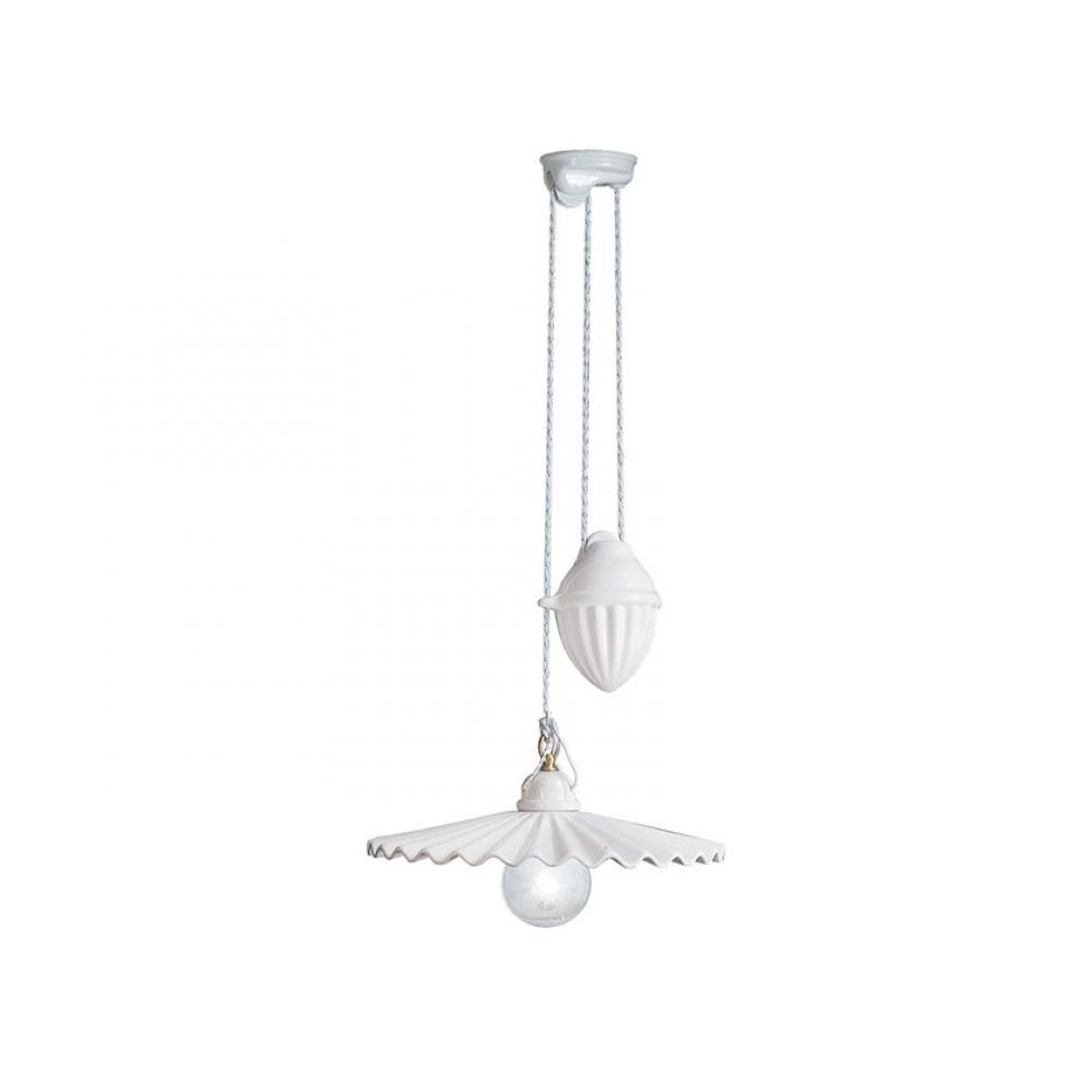 halo konyha ellensulyos feher toszkan lampa etkezo kezzel festett keramai olasz design provansz toszkana rusztikus retro vintage folyoso vilagitas nappali.jpg